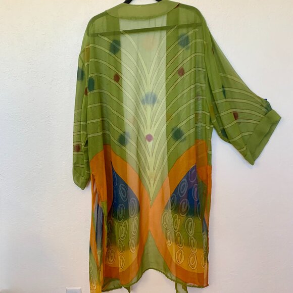 BOHO long flowy over top One Size Festival wear beach cover up - Picture 1 of 4